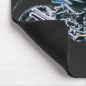 Neon Sport Bike Motorcycle Mousepad Muismat (Hoek)