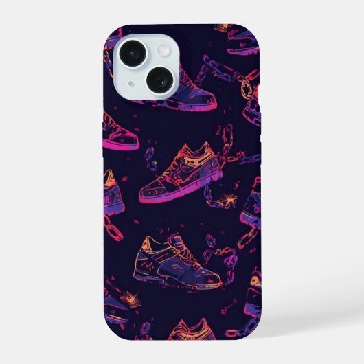 Neon Spunk iPhone 15 Case (Achterkant)