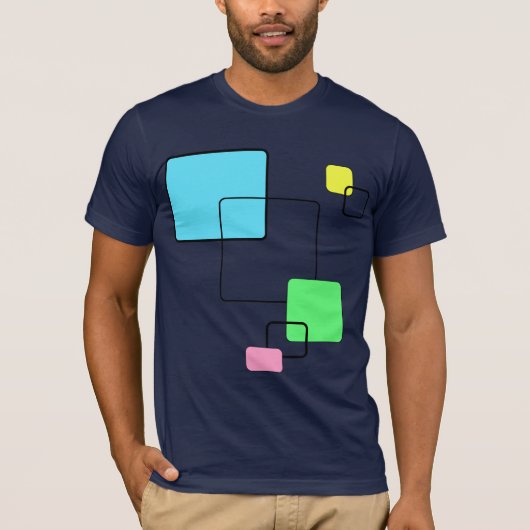 Neon Squares T-shirt (Voorkant)