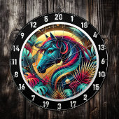 Neon Stallion Tropical Retreat Dartbord