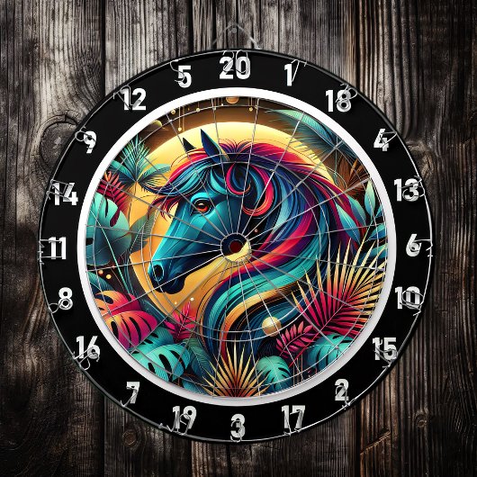 Neon Stallion Tropical Retreat Dartbord