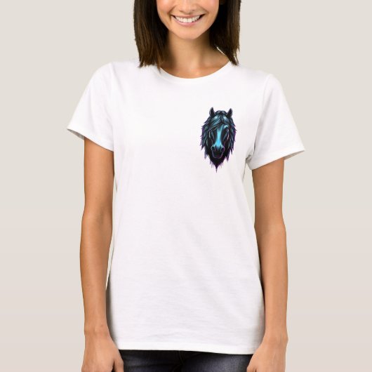 Neon Stalpaard T-shirt (Voorkant)