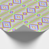 Neon Stameldromen Kaleidoscoop Cadeaupapier (Hoek)
