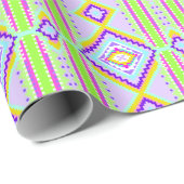 Neon Stameldromen Kaleidoscoop Cadeaupapier (Rol Hoek)