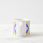 Neon Stameldromen Kaleidoscoop Espresso Kop (Achterkant)