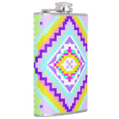 Neon Stameldromen Kaleidoscoop Heupfles (Rechts)