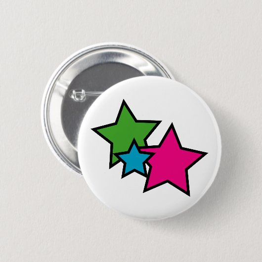 Neon Star Button (Voorkant /achterkant)