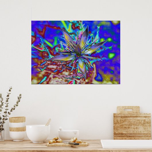 Neon Star Poster (Keuken)