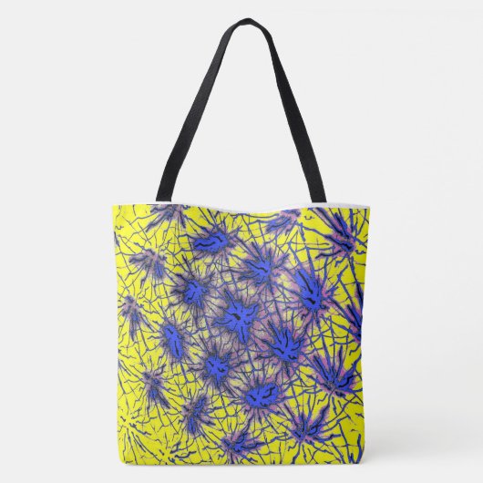 Neon Star Tote Bag (Achterkant)