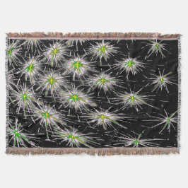 Neon Starburst Blanket Deken