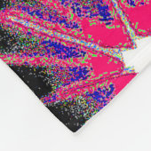 Neon Starburst Blanket Fleece Deken (Hoek)