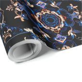 Neon Starburst-caleidoscoop Cadeaupapier (Rol Hoek)