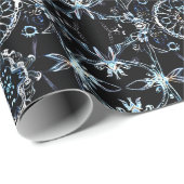 Neon Starburst-caleidoscoop Cadeaupapier (Rol Hoek)