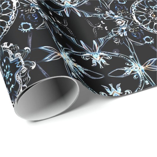 Neon Starburst-caleidoscoop Cadeaupapier (Rol Hoek)