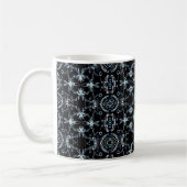 Neon Starburst-caleidoscoop Koffiemok (Links)