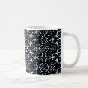 Neon Starburst-caleidoscoop Koffiemok