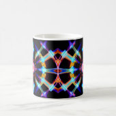 Neon Starburst-caleidoscoop Koffiemok (Center)