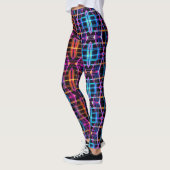 Neon Starburst-caleidoscoop Leggings (Links)