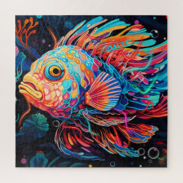 🐙 Neon Stargazer Fish Legpuzzel