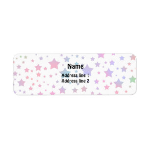 Neon Stars Etiket