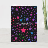 Neon Stars Kaart (Achterkant)
