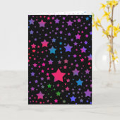 Neon Stars Kaart (Gele Bloem)
