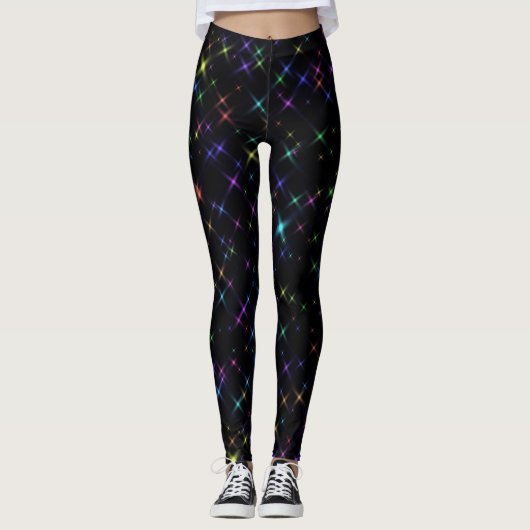 Neon Stars Leggings (Voorkant)