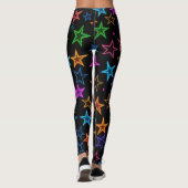 Neon Stars Leggings (Achterkant)