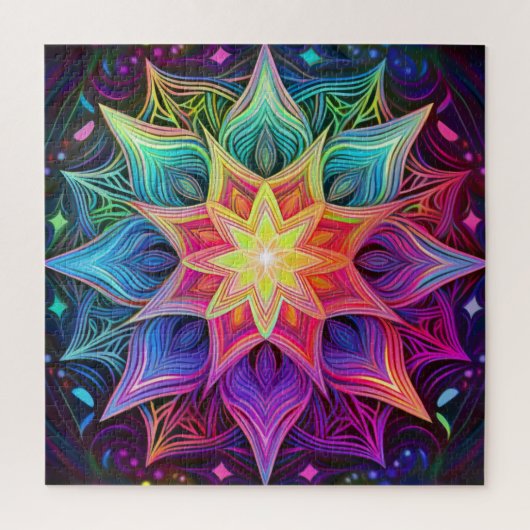 Neon Stars Puzzel (Verticaal)