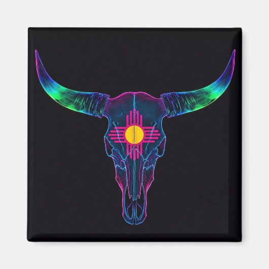 Neon Steer Magneet (Voorkant)