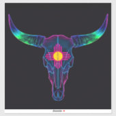 Neon Steer Sticker (Vel)
