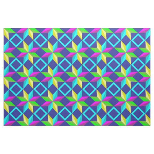 neon sterren stof (Fat Quarter)