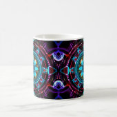 Neon Sterrenstelsel Kaleidoscoop Koffiemok (Center)
