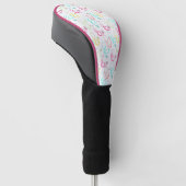 Neon Stethoscoop patroon Golfheadcover (Schuin)