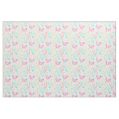 Neon Stethoscoop patroon Stof (Fat Quarter)