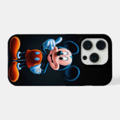 Neon Stijl Knuffel Muis iPhone Hoesje (Achterkant horizontaal)