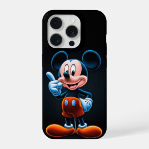 Neon Stijl Knuffel Muis iPhone 15 Pro Case