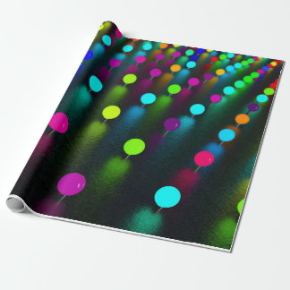 Neon Stippen Cadeaupapier