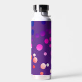 Neon-Stippen op Paars Waterfles (Links)