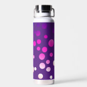 Neon-Stippen op Paars Waterfles (Achterkant)