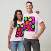 Neon Stippenfeest T-shirt (Unisex)