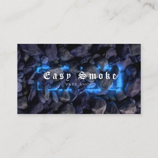 Neon Stone Vape Shop-Visitekaartje Visitekaartje (Voorkant)