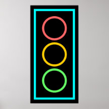 Neon Stoplight