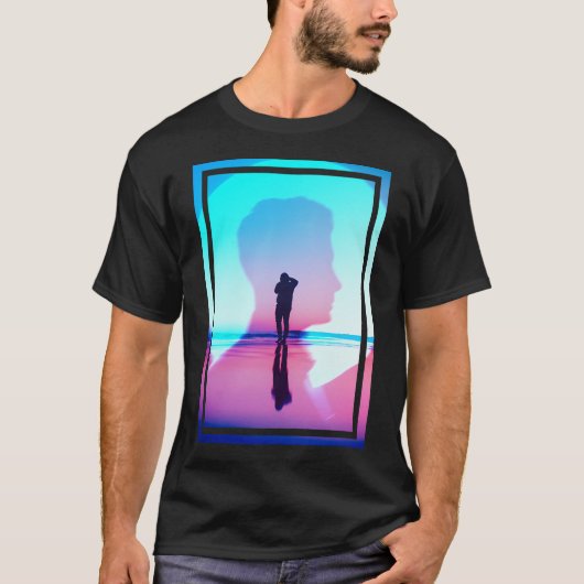 NEON STRANDHERINNERINGEN T-SHIRT (Voorkant)