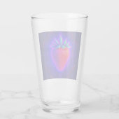 Neon Strawberry levendige Look Glas (Achterkant)