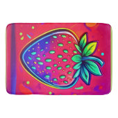 Neon Strawberry Pop Badmat (Voorkant)