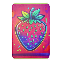 Neon Strawberry Pop Badmat