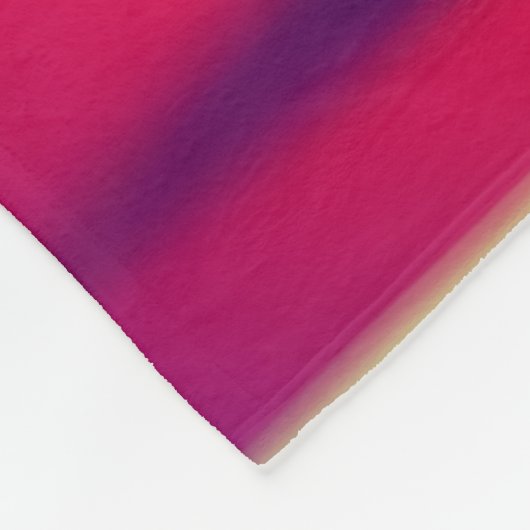 Neon Strawberry Pop Fleece Deken (Hoek)