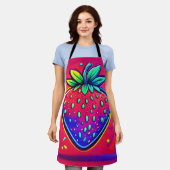 Neon Strawberry Pop Schort (Gedragen)