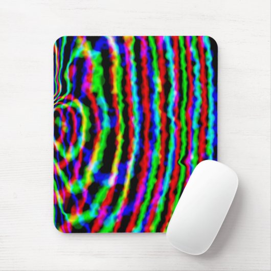 Neon Streamers Mousepad Muismat (Met muis)